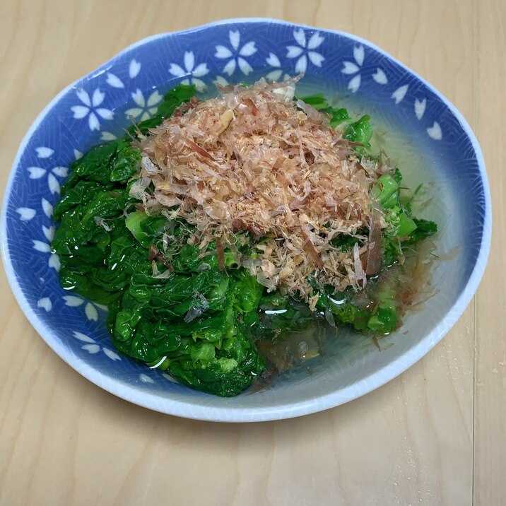 白だしで簡単!菜の花のお浸し